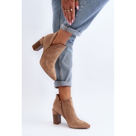 Støvler Model Vailen A8805-63 Beige - Step in style 2
