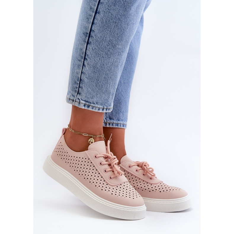 Step in style Sneakers Model Tanvi BL519P Pink - Træd med stil lyserød 1