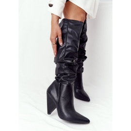Step in style Støvler Model Lu Boo XW37355 Sort læder - Træd med stil 2