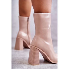 Støvler Model Margit C-229 Beige - Step in style lyserød 1