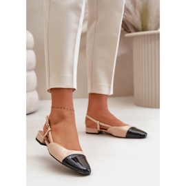 Balletlejligheder Model Kairael YK-03 Beige - Step in style 1