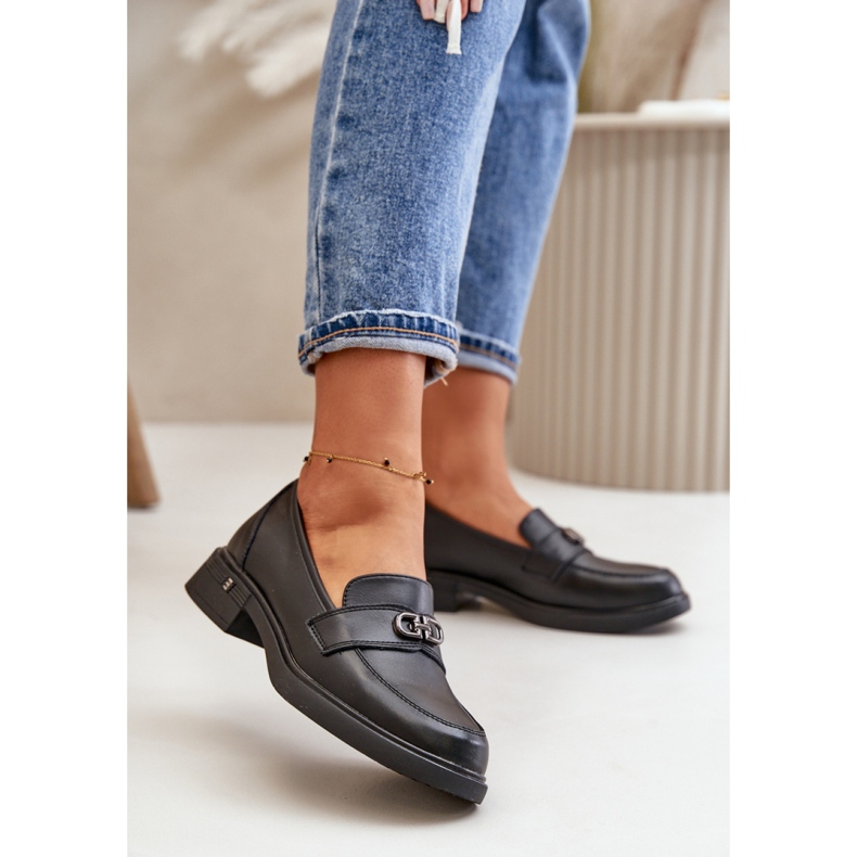 Step in style Moccasins Model Vinceza 58409 Sort Læder - Træd med stil 1