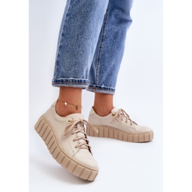 Sko Model Zazoo 2919/054 Beige - Step in style 2