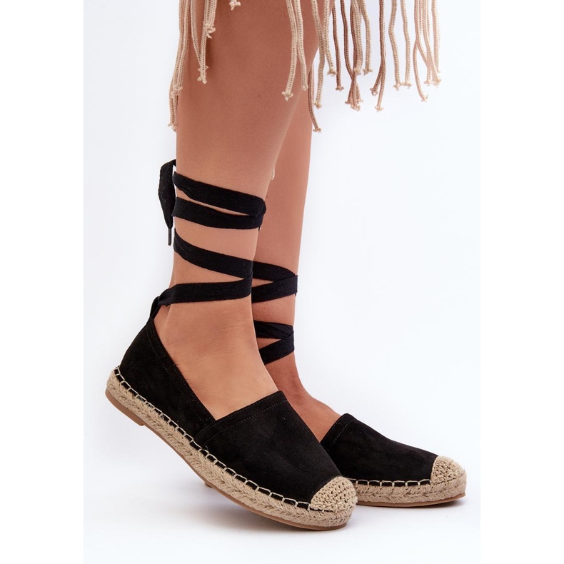 Step in style Espadriller Model Ismanne B-727 Sort - Træd med stil 1
