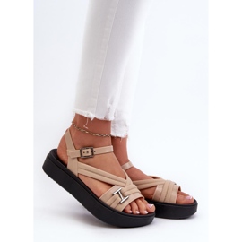 Sandaler Model Zaxy LL285063 Beige - Step in style 1