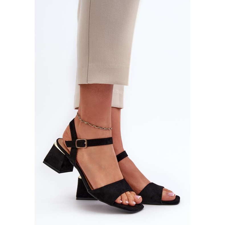 Step in style Sandaler Model Leisha LT33-10 Sort - Træd med stil 1