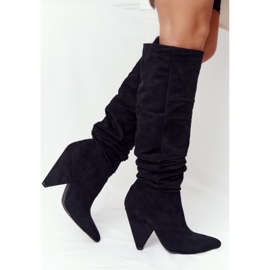 Step in style Støvler Model Lu Boo XW37355 Sort ruskind - Træd i stil 2