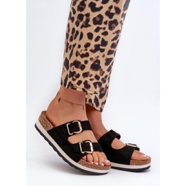 Sandal Flip-flops Model Ursila 24DZ21-7225 Sort - Step in style 1