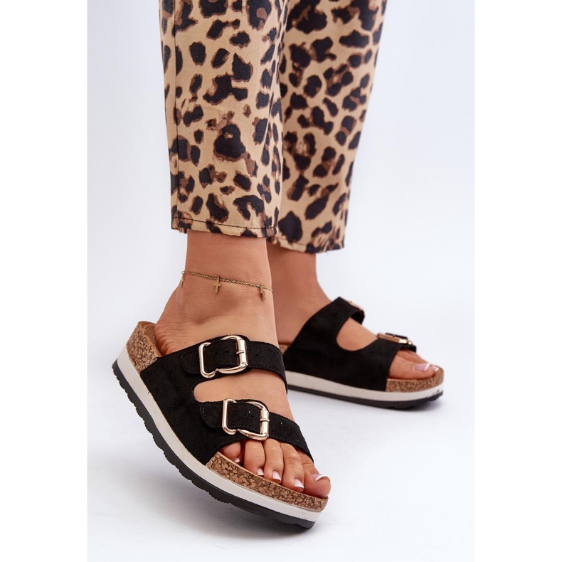 Sandal Flip-flops Model Ursila 24DZ21-7225 Sort - Step in style 2