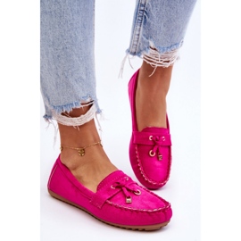 Step in style Mokkasiner Model Good Time ZA28P Fuchsia - Træd med stil lyserød 1