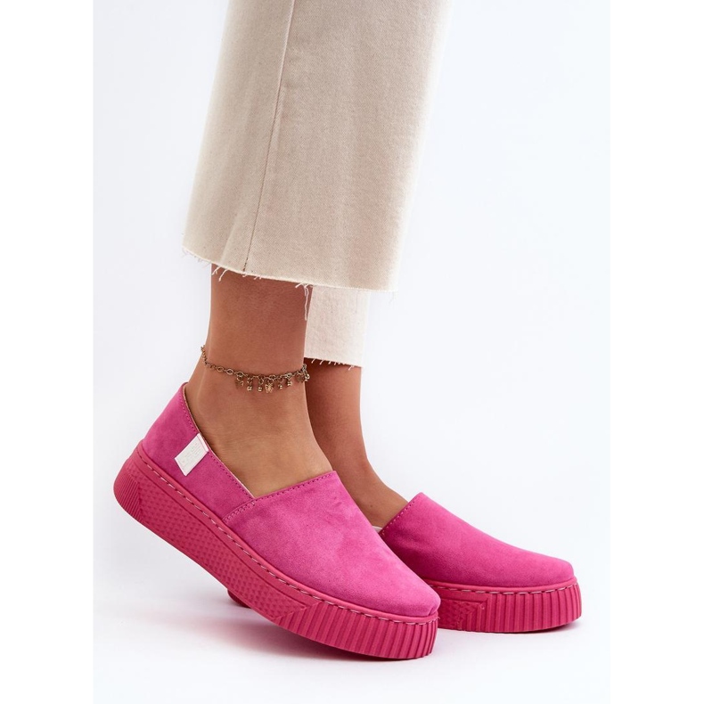 Step in style Sneakers Model NN276009 Memory Foam System Fuchsia - Træd med stil lyserød 1