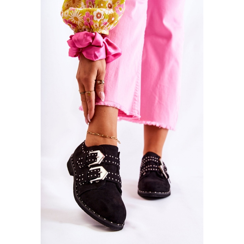 Step in style Sko Model Lu Boo XW37311 Sort ruskind - Træd i stil 1