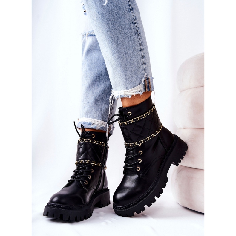 Step in style Arbejdsstøvler Model Caleanor H21-71 Blk Sort - Træd med stil 1