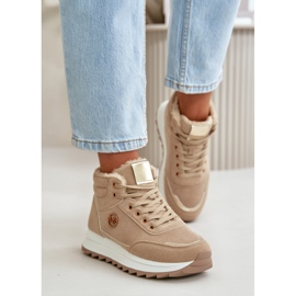 Step in style Sportssko Model Ariatte TL288-63 Khaki - Træd med stil beige 1