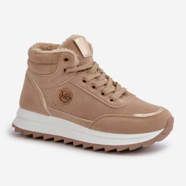 Step in style Sportssko Model Ariatte TL288-63 Khaki - Træd med stil beige 2