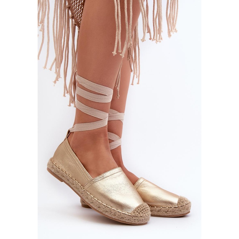 Step in style Espadriller Model Ismanne B-727 Guld - Træd med stil 1