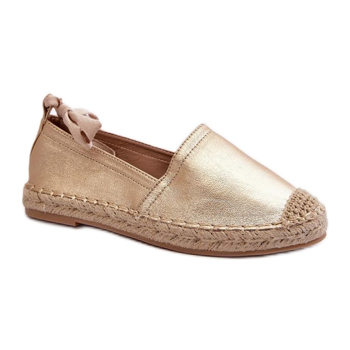 Step in style Espadriller Model Ismanne B-727 Guld - Træd med stil 2