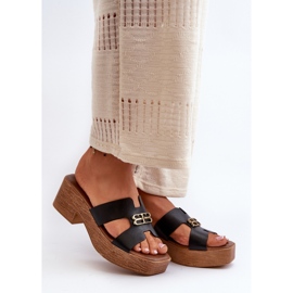 Step in style Sandal Flip-flops Model Zazoo 40412 Sort - Træd med stil 1