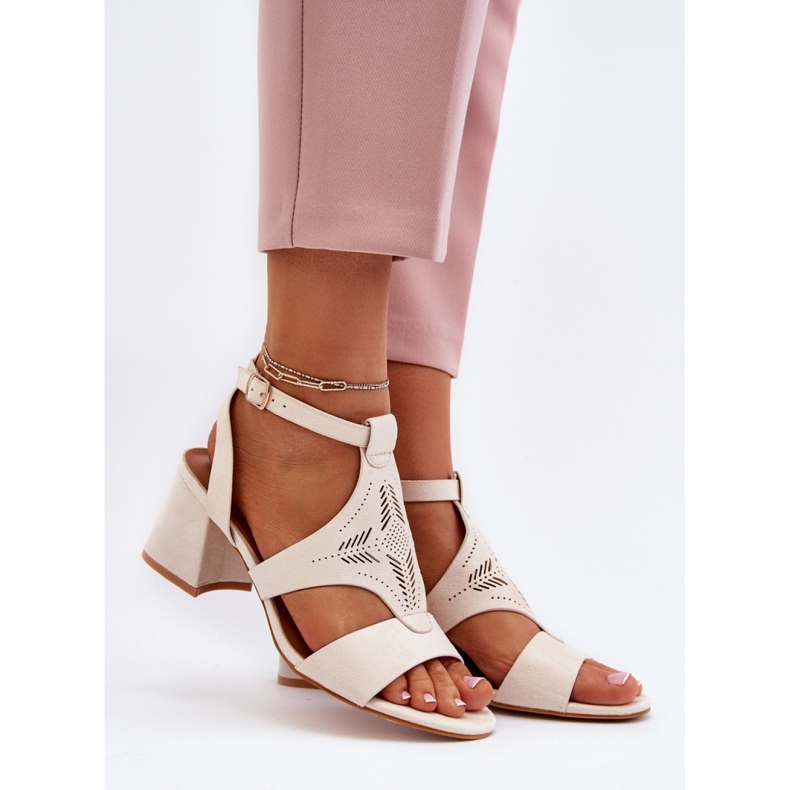 Sandaler Model Eleriva N24-028 Beige - Step in style 1