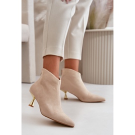 Støvler Model Terlena GP13 Beige - Step in style 1