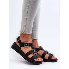 Step in style Sandaler Model Zaxy NN285007 Sort - Træd med stil 1