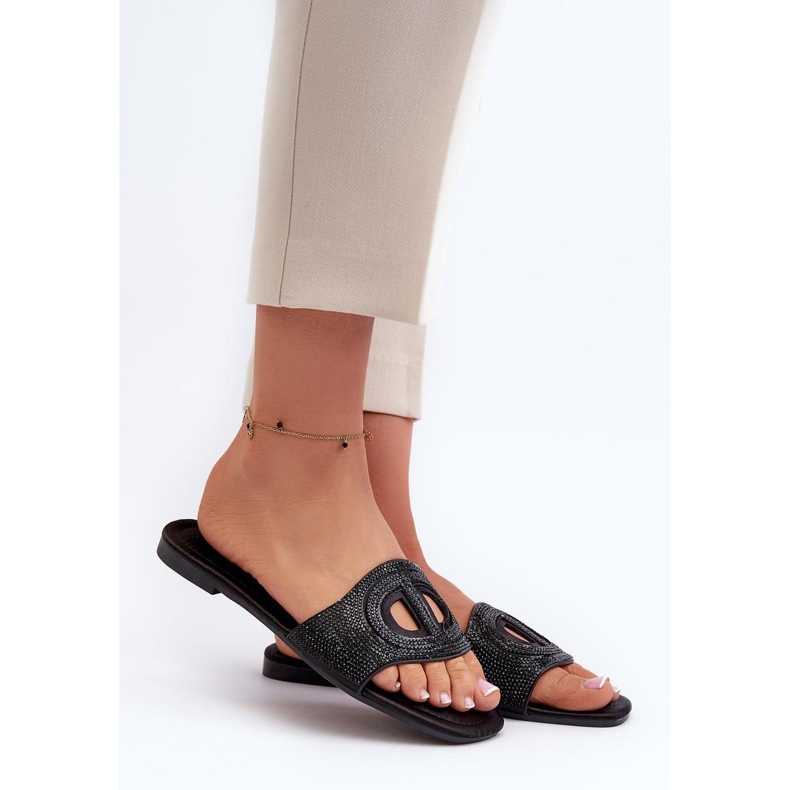 Step in style Sandal Flip-flops Model Dimrose LT06 Sort - Træd med stil 1