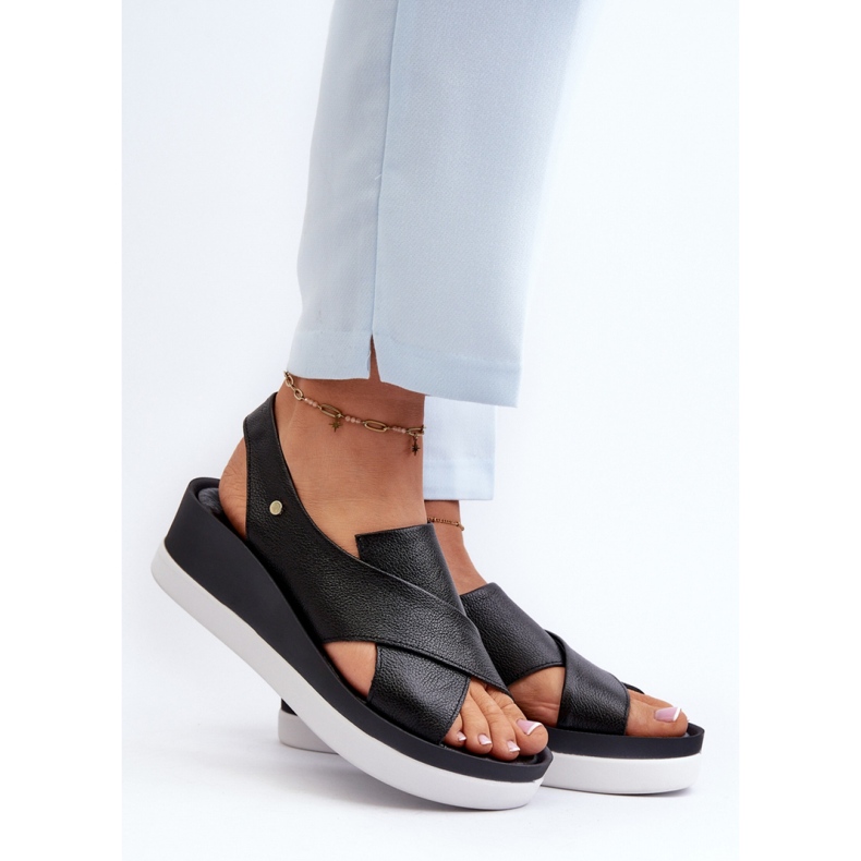 Step in style Sandaler Model Zazoo 40256 Sort - Træd med stil 1
