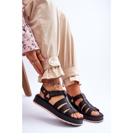Zaxy Black veganske sandaler sort 1
