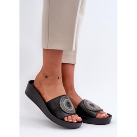 S. BARSKI S.Barski Sorte flip-flops til kvinder 1