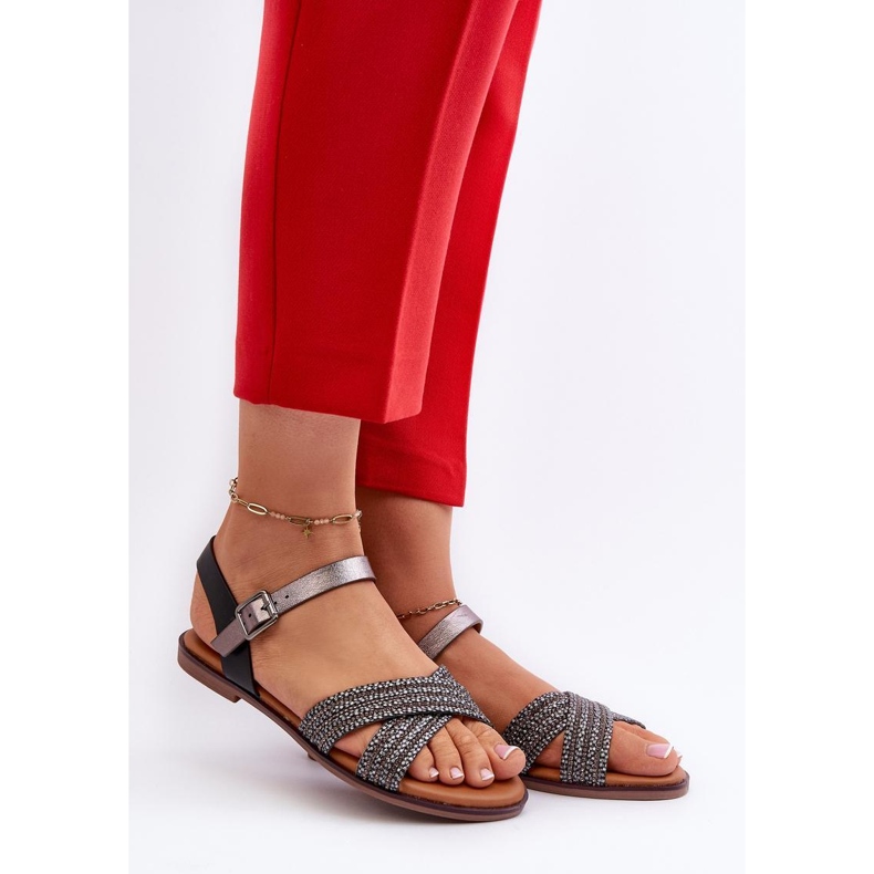 S.Barski MY923 Sorte sandaler 1