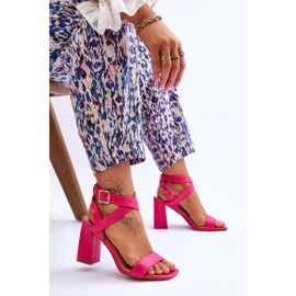 Sandaler Model H8-330 Fuchsia lyserød 1