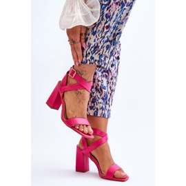 Sandaler Model H8-330 Fuchsia lyserød 2