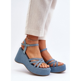 Sandaler Model FF-20 Blå 1