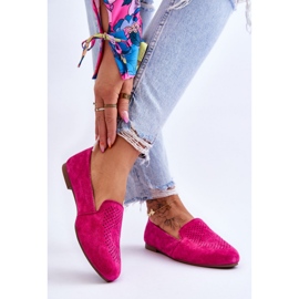 Mokkasiner Model LR29515 Fuchsia lyserød 1