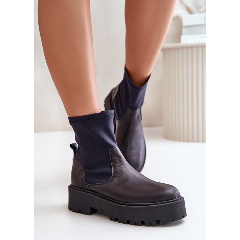 Slip-on ankelstøvler Zazoo Sort model 1