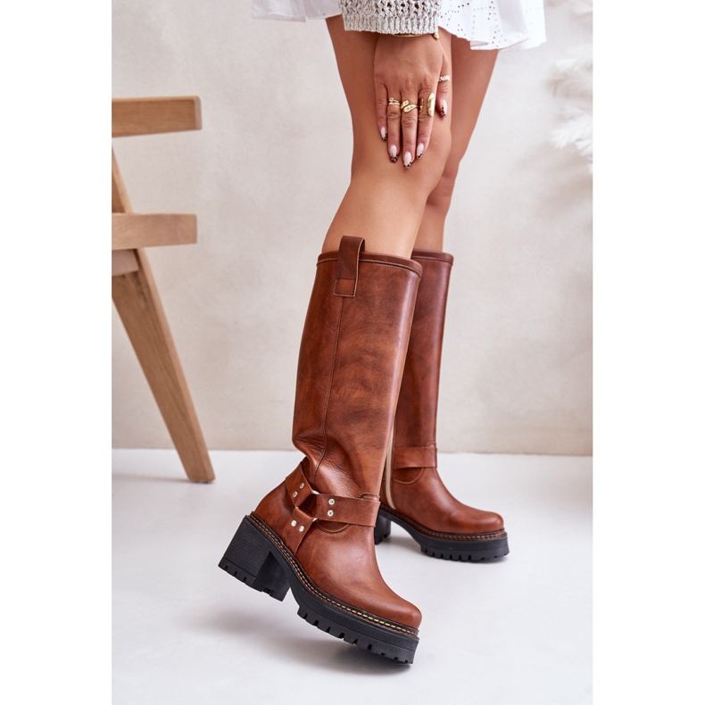 Støvler Model Lewski Camel brun 1