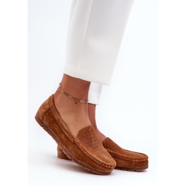Mokkasiner Model S.Barski LR755 Camel brun 1