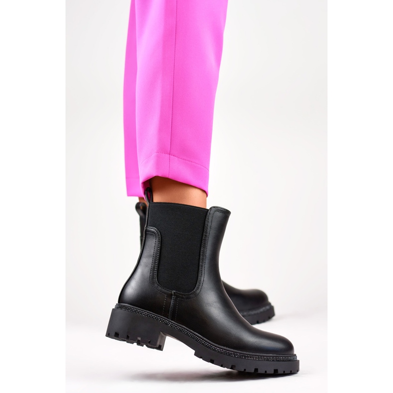 Chelsea Boots Isolated RXJ-210B sort 1