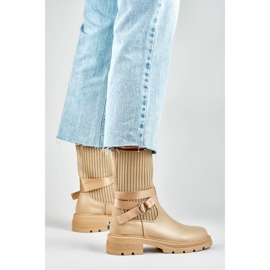 Støvler Model YQ41KH Lys Beige - PRIMO 2