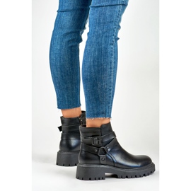 Ankelstøvler Model Aline 250043B-PU Sort - PRIMO 2