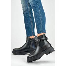 Chelsea støvler Model 250005B-PU Sort - PRIMO 2