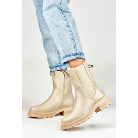 Støvler Model DES906BE Beige - PRIMO 2