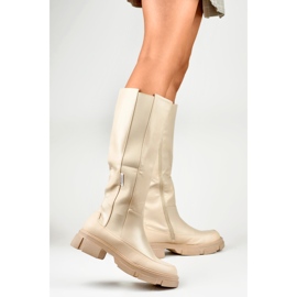 Støvler Model JH-21-7BE Beige - PRIMO 2