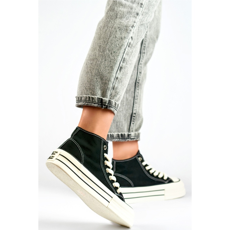 Platform sneakers BL507B, sorte 1