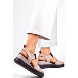 Damesandaler GD-LH2002T, beige 1