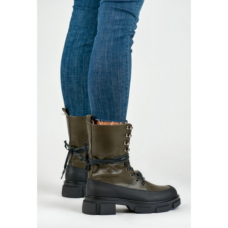 Workers Model Garlin JH21-31GR Sort/Grøn - PRIMO 2