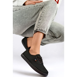 Model HB-6B Sorte sneakers - PRIMO 1
