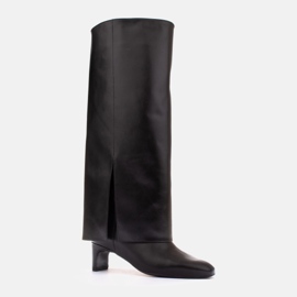 Marco Shoes Cleo brede støvler sort 1