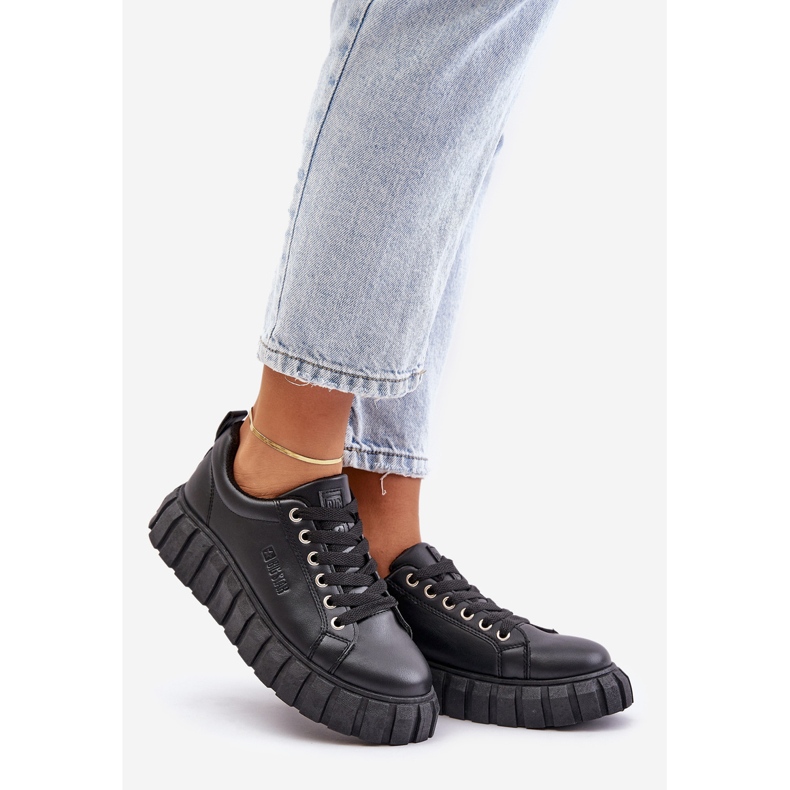 Big Star Isolerede Sneakers til kvinder MM274617 Sort 1