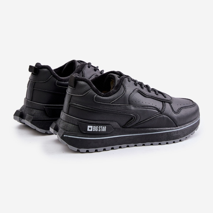 Isolerede mænds sneakers Big Star OO174675 HI-POLY System Sort 2